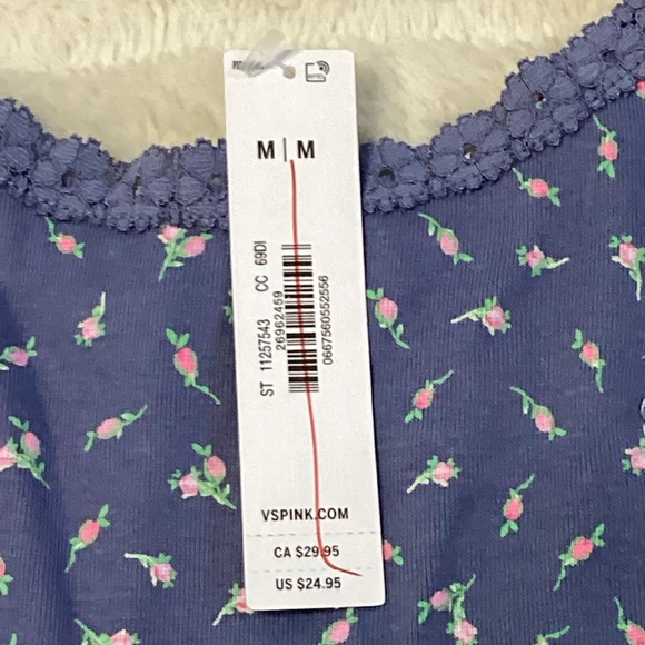 PINK Victoria's Secret Navy and Light Yellow Camisoles, NWT Y2K inspire - Picture 3 of 9